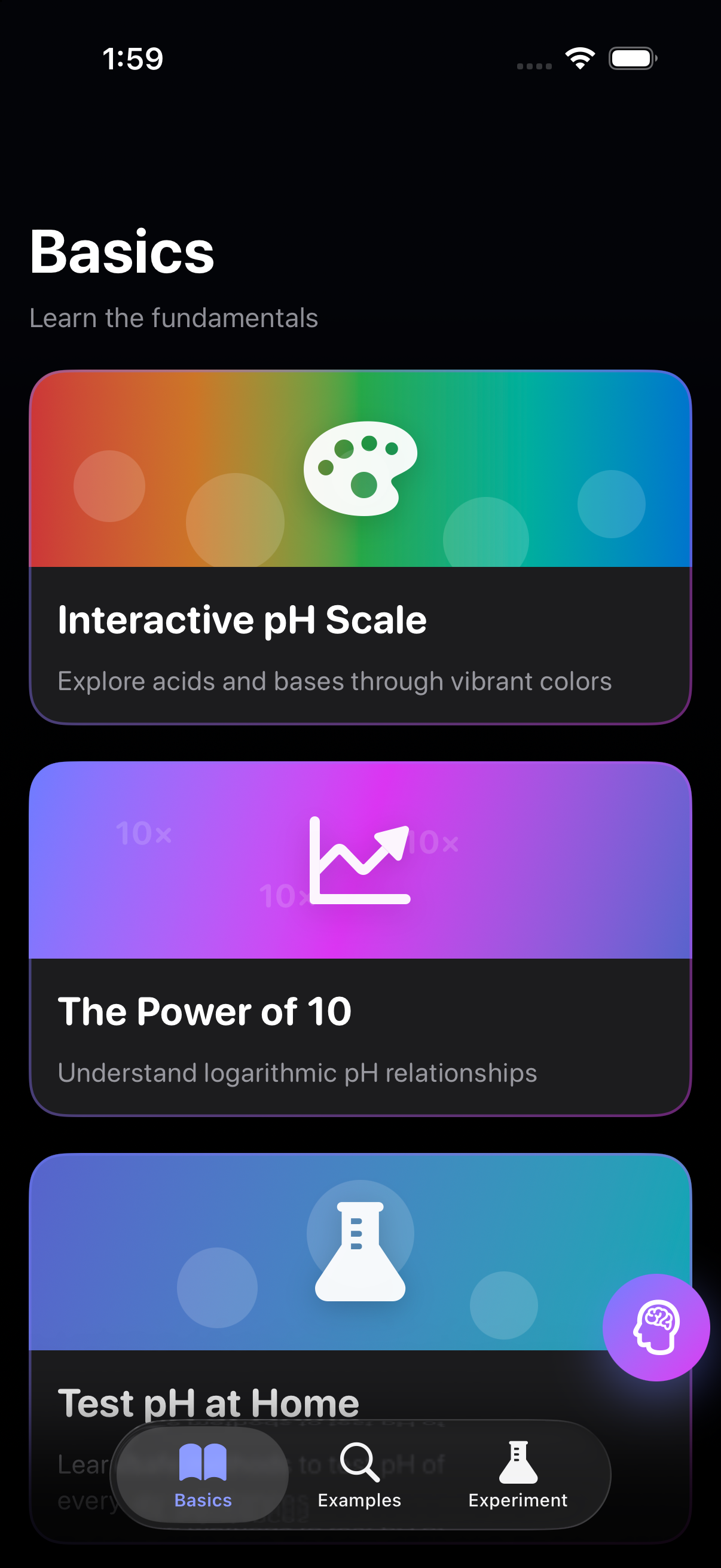 pHinder Home Dashboard